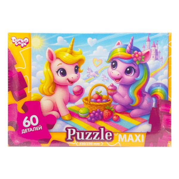 Дитячі пазли-максі "Поні на пікнику" Mx60-12-01, 60 елементів