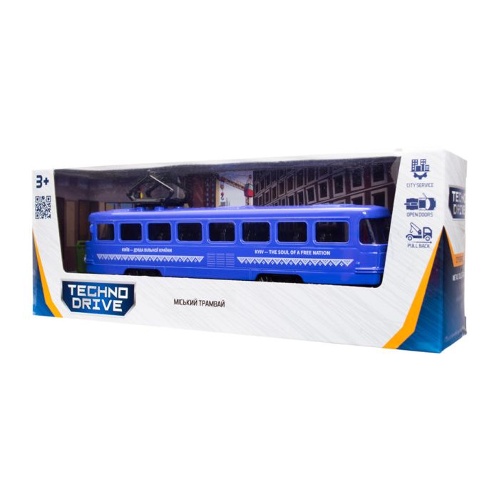Модель дитяча "Міський трамвай Київ" KM250425 масштаб 1:43