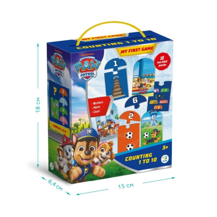 Пазл дитячий "Paw Patrol лічба від 1 до 10" 200621, 20 елементів