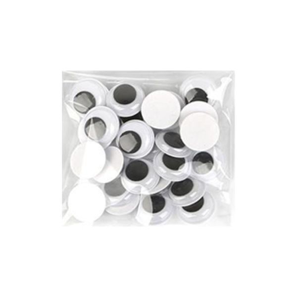 Творчий набір для аплікацій "Очі" ЕД-523, 20 мм, 10 грам, 37 штук