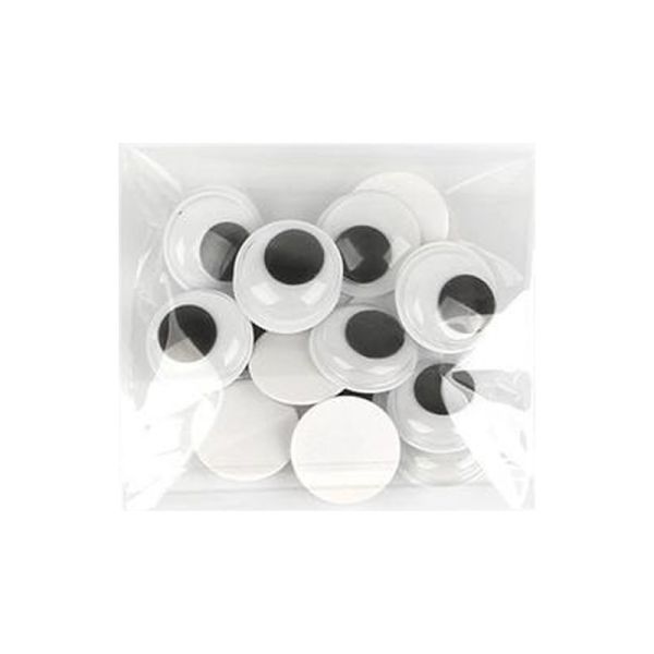 Творчий набір для аплікацій "Очі" ЕД-528, 25 мм, 10 грам, 28 штук