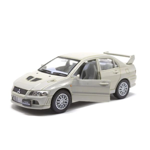 Колекційна машинка "Mitsubishi Evolution VII" KT5052W(Silver) масштаб 1:42