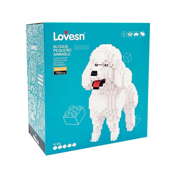 Піксельний конструктор "Пудель" DM3028 пластиковий, 790 деталей
