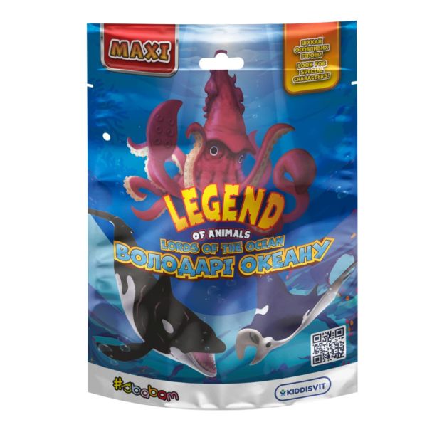 Стретч-іграшка у вигляді тварини "Володарі океану" #sbabam 168/CN23 в асортименті