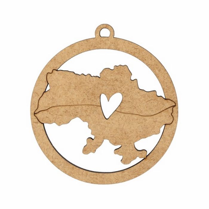 Дитячий набір заготовок "З Україною в серці" UKR-LOVE 7,5х8 см