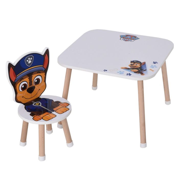 Дерев'яний дитячий столик M 502-3 зі стільчиком