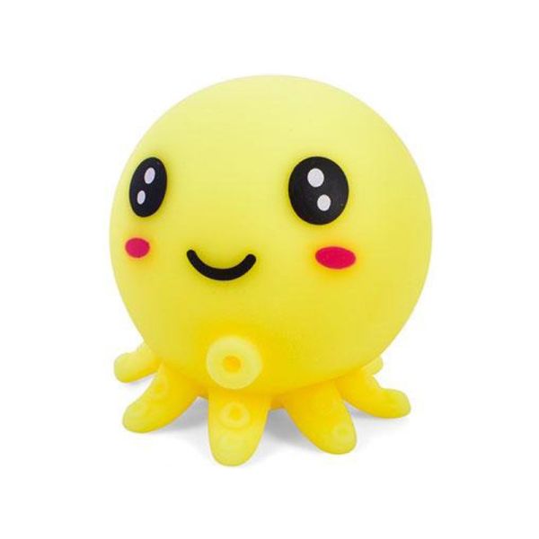 Дитяча іграшка-антистрес "Восьминіг" MS 3951(Yellow) з борошном, 7,5 см