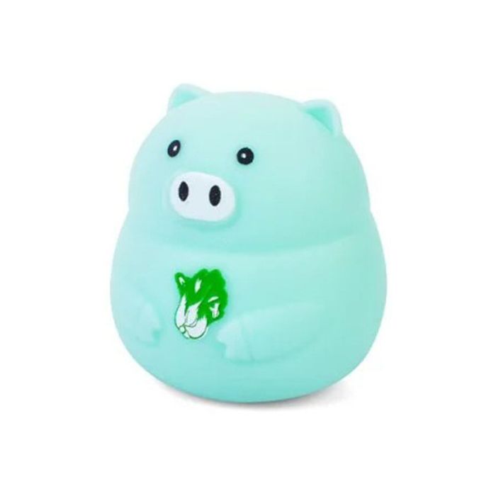 Дитяча іграшка-антистрес "Свинка" MS 3950(Turquoise) з борошном, 8 см