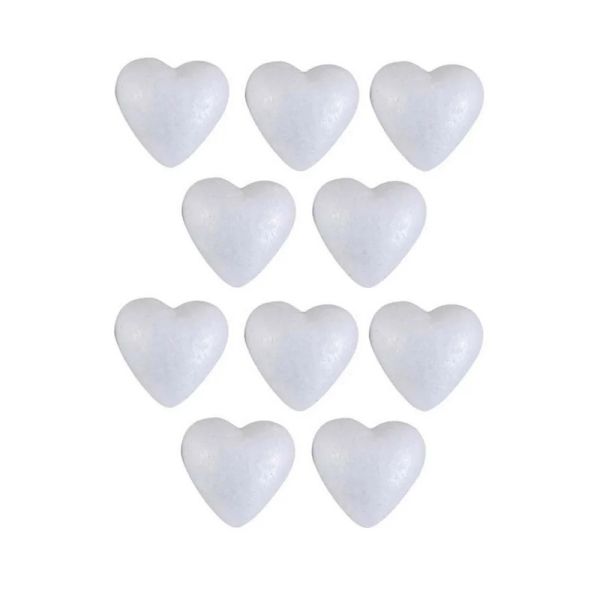 Набір пінопластових заготовок "Серця" 220170G 8,5 см, 20 шт