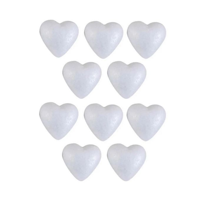 Набір пінопластових заготовок "Серця" 220170G 8,5 см, 20 шт