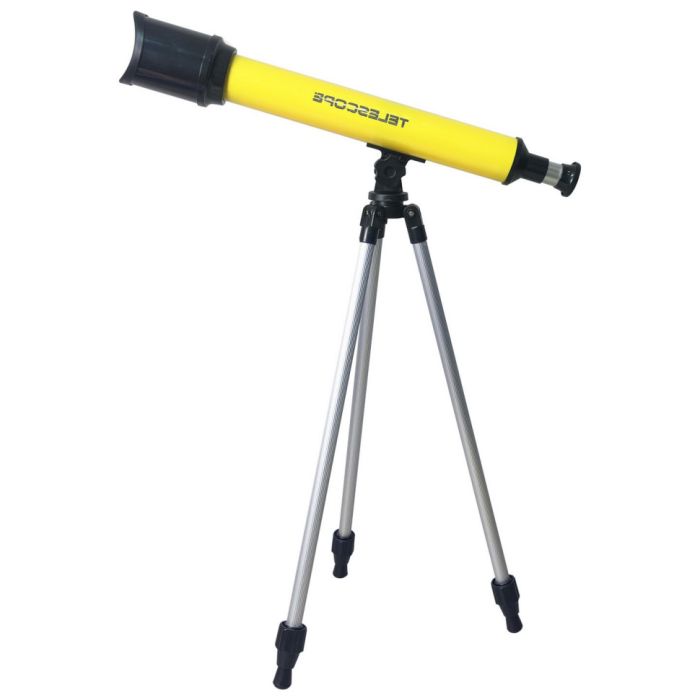 Дитяча іграшка "Телескоп" 6609A(Yellow) жовтий, штатив 57 см