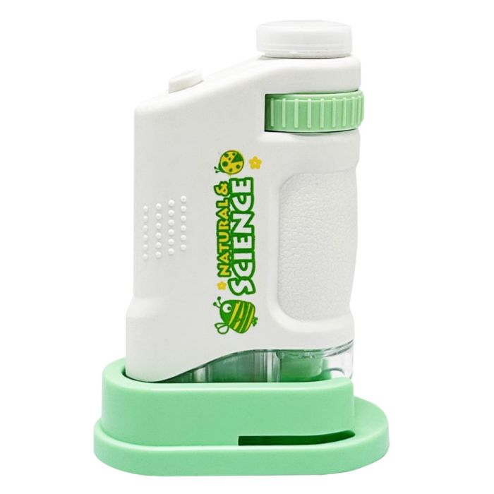 Дитяча іграшка "Мікроскоп" 3108B(Turquoise) щипці, скло в комплекті