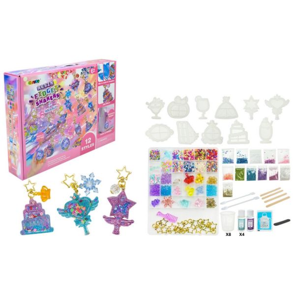 Дитячий набір для творчості "Resin Fidget Shakers" 9082E 12 силіконових форм