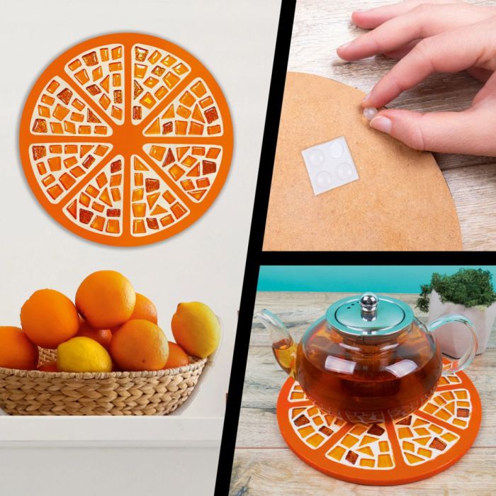 Набір для творчості скляна мозаїка "Апельсин" MA2033, 2 рівень