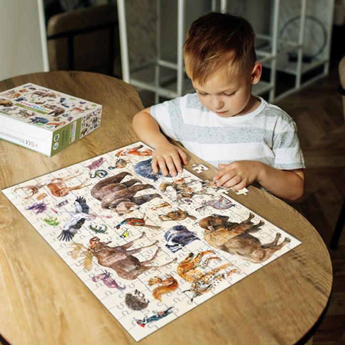 Дитячий пазл "Лісові тварини" 300638, 200 елементів