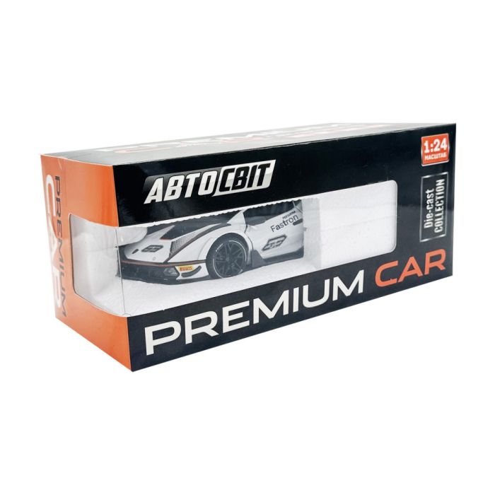 Дитяча інерційна машинка AP-2036(White) двері відчиняються, світло та звук, 1:24, 23 см