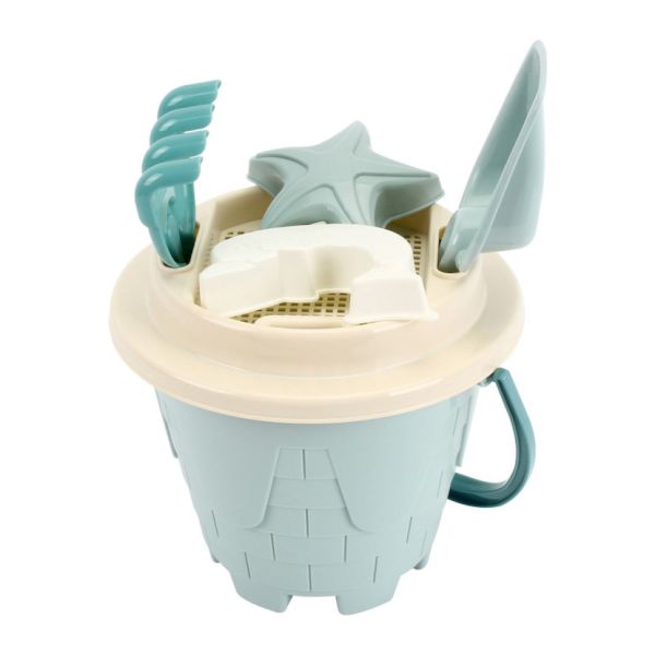 Дитяча іграшка "Набір для гри з піском" 1560TXK пасочки, лопатка, граблі