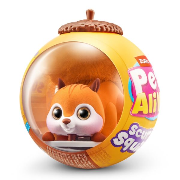 Інтерактивна м'яка іграшка "Білочка" Pets & Robo Alive 9565A, серії PETS ALIVE