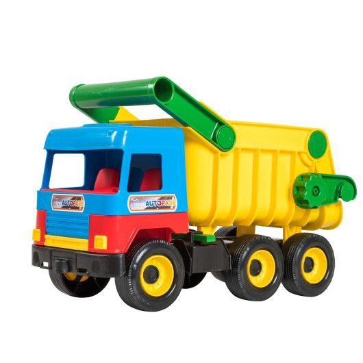 Іграшковий самоскид "Middle truck" 39222 кузов відкривається  Жовтий