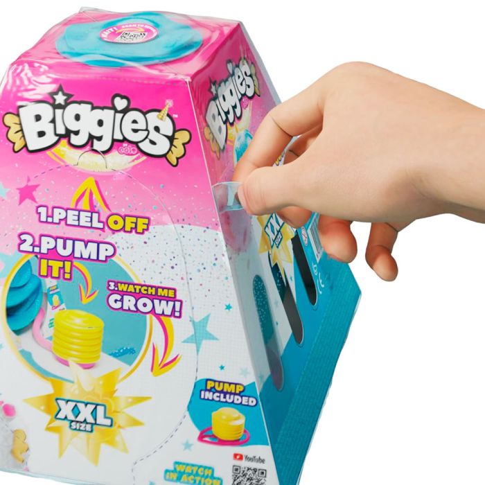 Ігровий набір Рожевий Кролик Biggies BIG001-RA надувна іграшка, насос 45 см