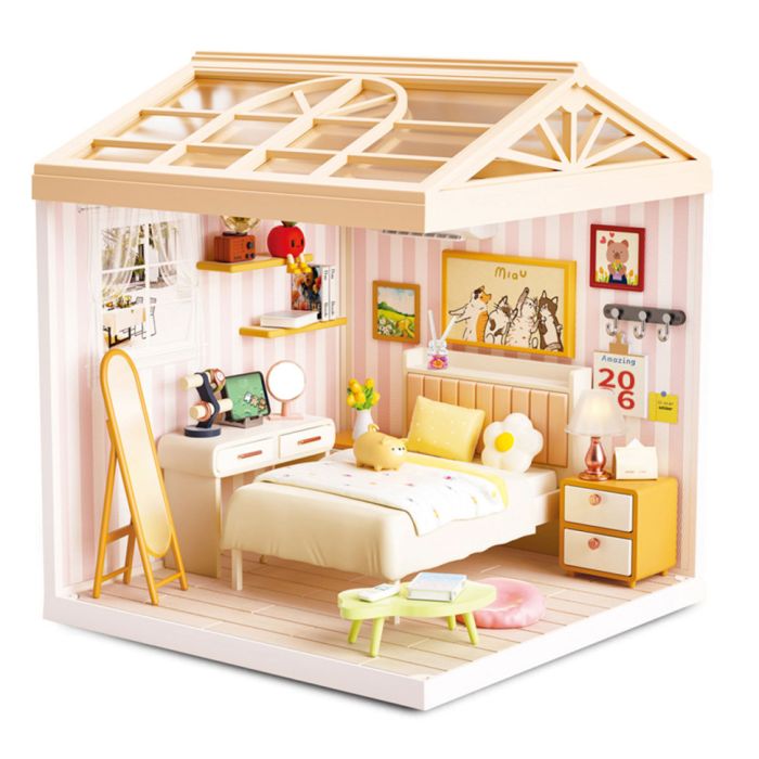 Конструктор-румбокс Спальня Mini House 8004-MH серії "Інтер'єр", зі світлом
