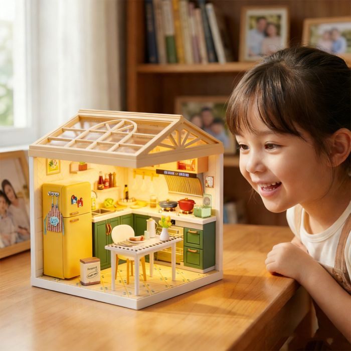 Конструктор-румбокс Кухня Mini House 8005-MH серії "Інтер'єр", зі світлом
