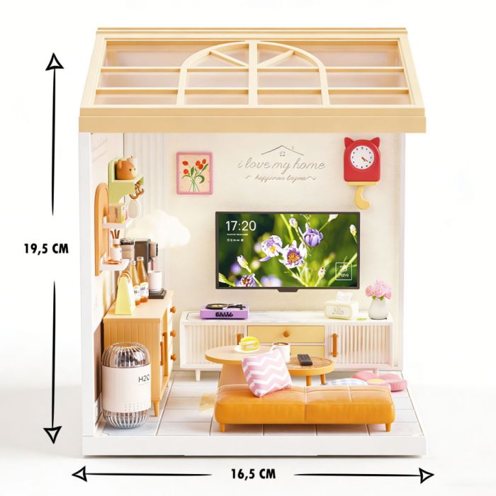 Конструктор-румбокс Вітальня Mini House 8006-MH серії "Інтер'єр", зі світлом