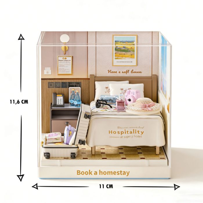 Конструктор-румбокс Готельний номер Mini House 8038-MH серії "Інтер'єр Міні"