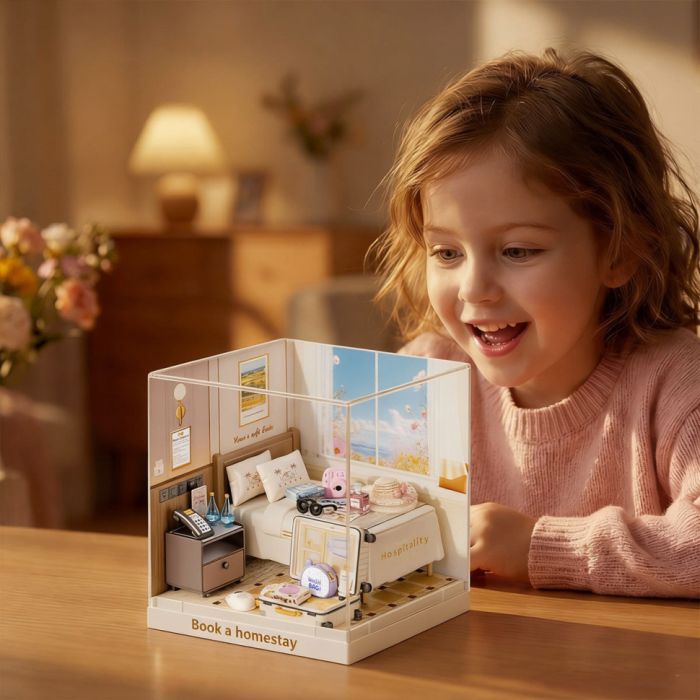 Конструктор-румбокс Готельний номер Mini House 8038-MH серії "Інтер'єр Міні"