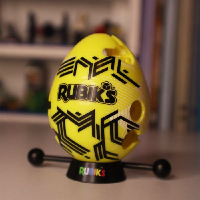 Розвиваюча Головоломка Смарт-яйце Rubik's 6071681(Yellow) паличка, підставка