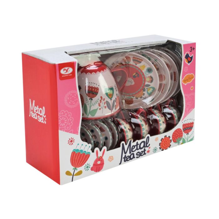 Дитячий набір посуду Tea set 620-C5 метал, 14 предметів