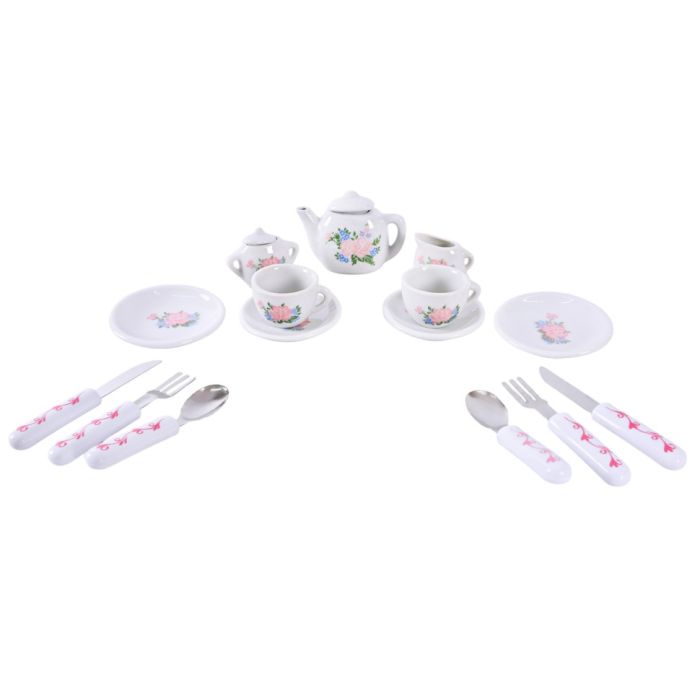 Дитячий набір посуду Tea set 868-E6-2 порцеляна, 17 предметів