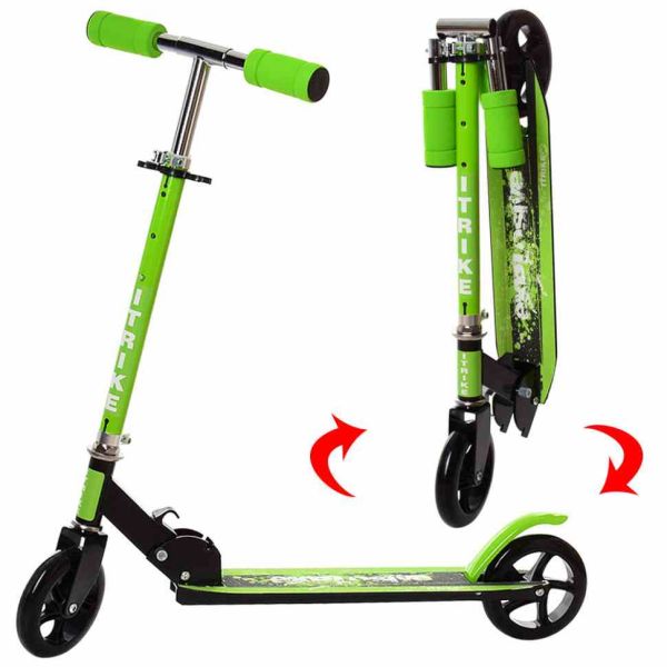 Самокат з підніжкою SR 2-005 складаний  2-005-GRB