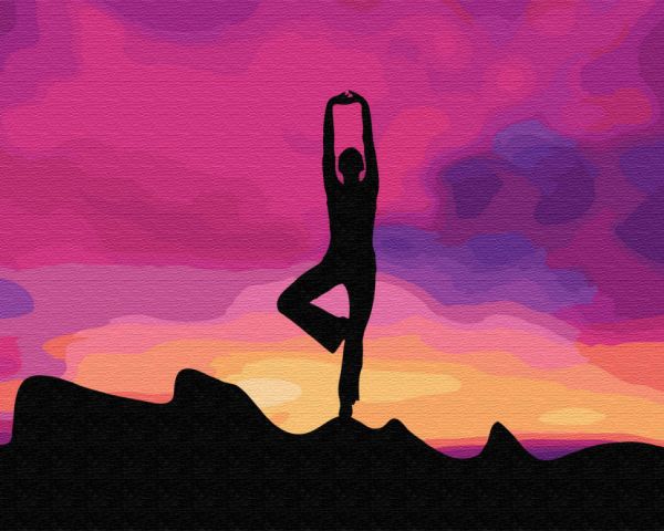 Картина за номерами. Brushme "Aсана йоги" GX34817