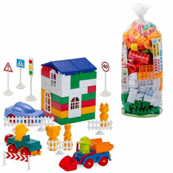 Дитячий конструктор "Лідер" №4 1-053, 150 великих деталей