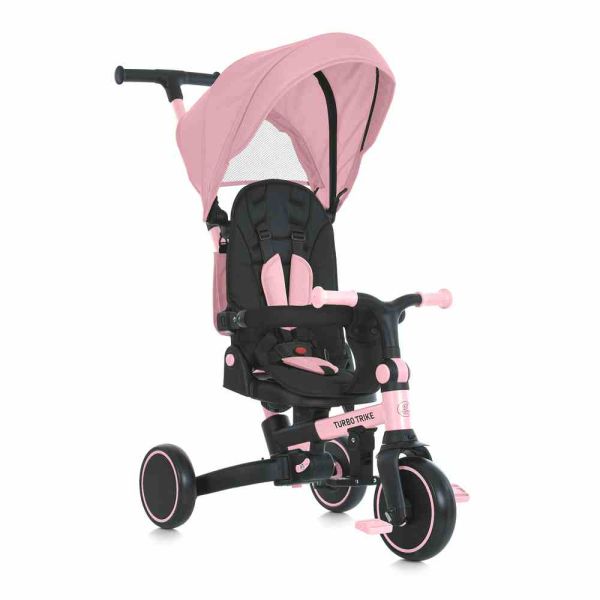 Дитячий триколісний Велосипед TURBOTRIKE (MT 1036 pink) складне кермо