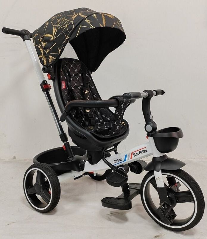 Дитячий триколісний Велосипед BestTrike "Oscar" (6390 – 10-960) поворотне сидіння, кермо складається