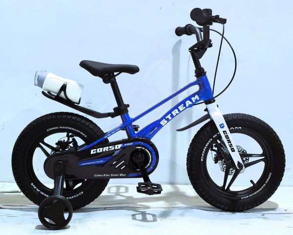 Дитячий двоколісний Велосипед 14 дюймів Corso "Stream" (SM-70411) магнієва рама