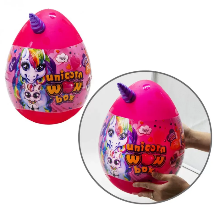 УЦІНКА! Креативна творчість "Unicorn WOW Box" Рожевий укр. UWB-01-01U(P)-UC