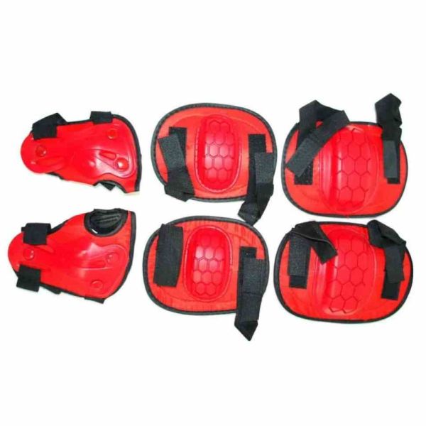 Дитячий захист MS 0335 для колін, ліктів, зап'ясть  Червоний