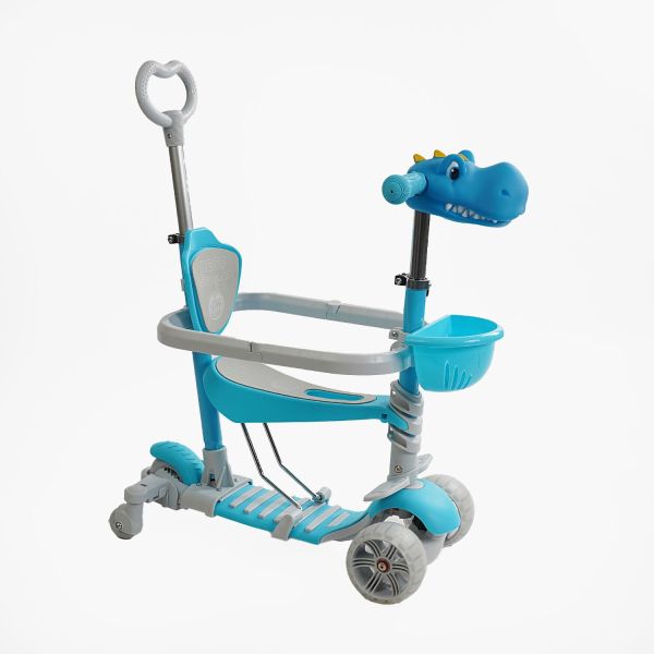Дитячий триколісний Самокат Best Scooter 5в1 (P-92401) світло, дод. колеса