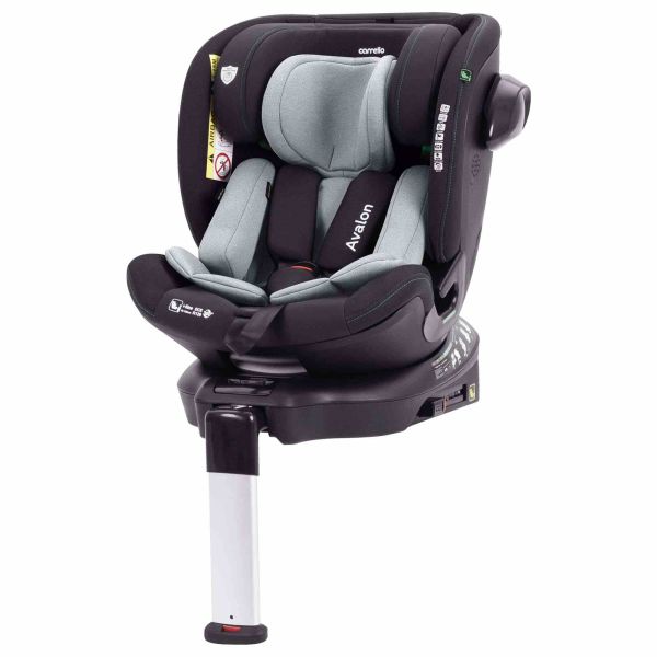 Автокрісло CARRELLO Avalon (CRL-8805 Sky Grey) i-Size 40-150см ISOFIX, поворот, опор. стійка