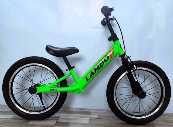 Дитячий Велобіг "CORSO LAMBO" 16 дюймів (LB-16599) ручне гальмо, підніжка, дзвоник