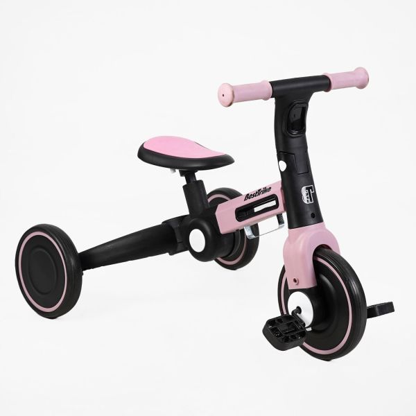 Дитячий триколісний Велосипед-велобіг "Best Trike" (BS-11402)  нейлонова рама, підсвічування