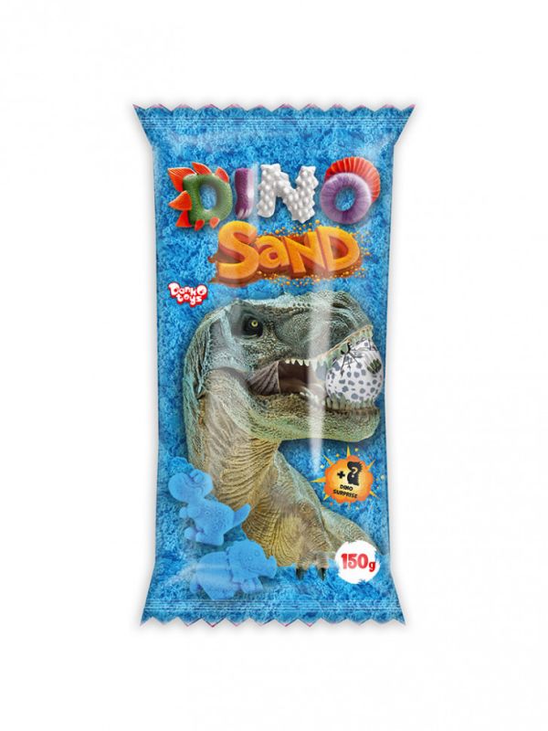 Набір для творчості "Кінетичний пісок "Dino Sand" DS-01-01, 150 г  Синій