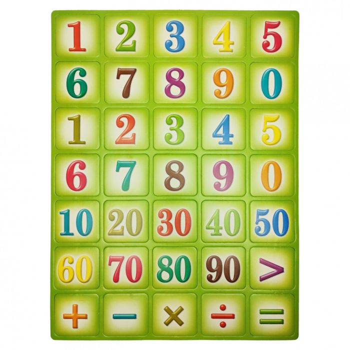 Дитячий навчальний набір магнітів "Цифри" 1151ATS для 3х років Зелений