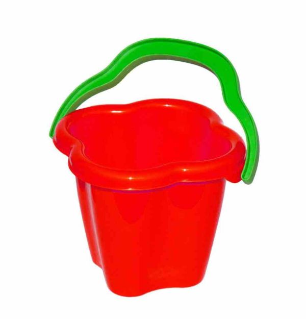 Дитяче іграшкове відерце "Дзвіночок" 1029 Червоний