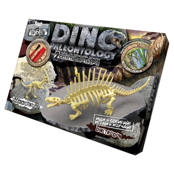 Ігровий набір для проведення розкопок DINO PALEONTOLOGY 6377 в коробці  Диметродон