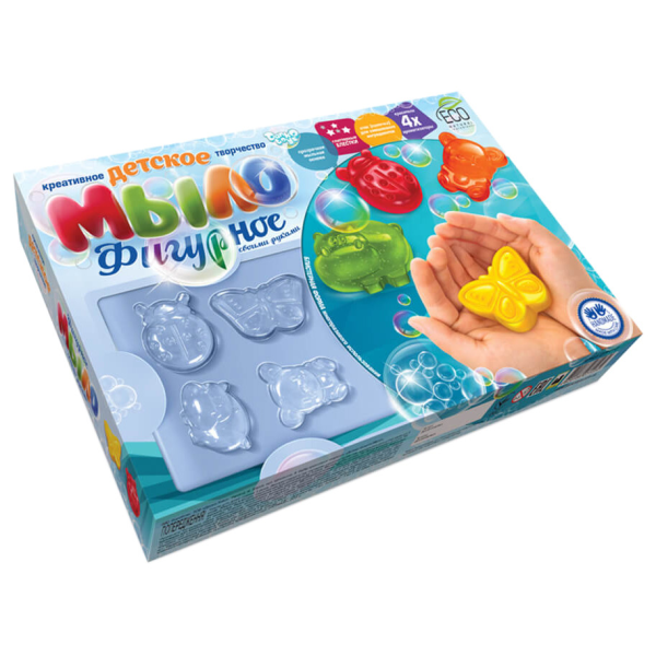 Комплект креативної творчості "Фігурне мило" DFM-01 мило своїми руками  Метелик