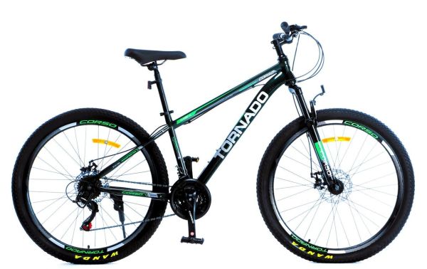 Велосипед Спортивний Corso 27.5 дюймів «TORNADO» (TR-27373) рама сталева 15.5’’, перемикачі Shimano, 21 швидкість